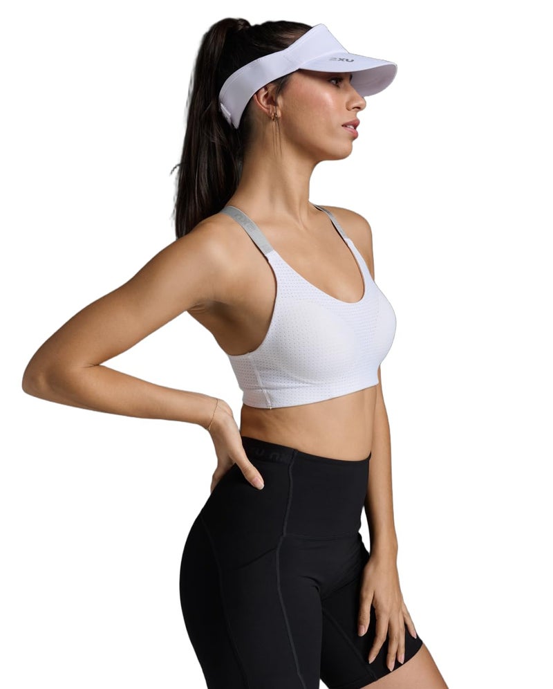 2XU Unisex Run Visor One Size fits All White - Image 1